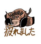 猪突猛進！頑張る猪。（個別スタンプ：13）