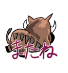猪突猛進！頑張る猪。（個別スタンプ：16）
