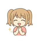 情緒が忙しいハート目ちゃん（個別スタンプ：3）
