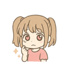 情緒が忙しいハート目ちゃん（個別スタンプ：6）