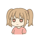 情緒が忙しいハート目ちゃん（個別スタンプ：8）