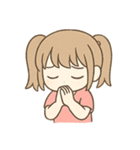 情緒が忙しいハート目ちゃん（個別スタンプ：9）