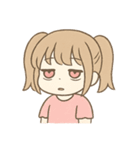 情緒が忙しいハート目ちゃん（個別スタンプ：11）