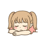 情緒が忙しいハート目ちゃん（個別スタンプ：14）