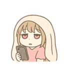 情緒が忙しいハート目ちゃん（個別スタンプ：15）