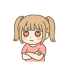 情緒が忙しいハート目ちゃん（個別スタンプ：17）