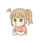 情緒が忙しいハート目ちゃん（個別スタンプ：18）