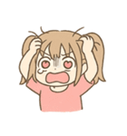 情緒が忙しいハート目ちゃん（個別スタンプ：22）