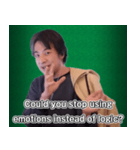 ひろゆきENGLISH 日本語じゃなく英語で（個別スタンプ：8）