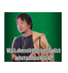 ひろゆきENGLISH 日本語じゃなく英語で（個別スタンプ：15）