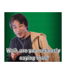 ひろゆきENGLISH 日本語じゃなく英語で（個別スタンプ：21）