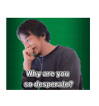 ひろゆきENGLISH 日本語じゃなく英語で（個別スタンプ：23）