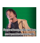 ひろゆきENGLISH 日本語じゃなく英語で（個別スタンプ：28）