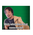 ひろゆきENGLISH 日本語じゃなく英語で（個別スタンプ：35）