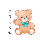 やさしいくまの海辺時間（個別スタンプ：8）