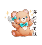 やさしいくまの海辺時間（個別スタンプ：30）