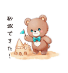 やさしいくまの海辺時間（個別スタンプ：31）
