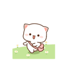 もちもち動くももねこちゃん16（個別スタンプ：2）