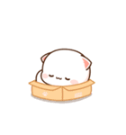 もちもち動くももねこちゃん16（個別スタンプ：15）