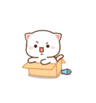 もちもち動くももねこちゃん16（個別スタンプ：18）