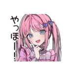 恋愛暴走女子のトキメキ（個別スタンプ：3）