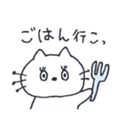 水色の目をした猫。*. 2（個別スタンプ：2）