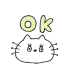 水色の目をした猫。*. 2（個別スタンプ：11）