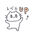 水色の目をした猫。*. 2（個別スタンプ：14）