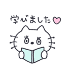水色の目をした猫。*. 2（個別スタンプ：36）