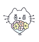 水色の目をした猫。*. 2（個別スタンプ：40）