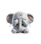 ぽっちゃりゾウ 不機嫌トーン（個別スタンプ：29）