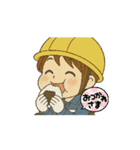うごくフォークリフトガール！（個別スタンプ：12）