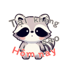 小さなアライグマの生活 (ベトナム) Ver6（個別スタンプ：6）