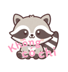 小さなアライグマの生活 (ベトナム) Ver6（個別スタンプ：20）