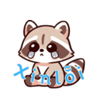 小さなアライグマの生活 (ベトナム) Ver6（個別スタンプ：21）