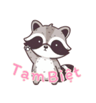 小さなアライグマの生活 (ベトナム) Ver6（個別スタンプ：22）