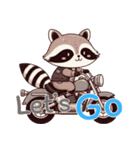 小さなアライグマの生活 (漢字) Ver6（個別スタンプ：18）