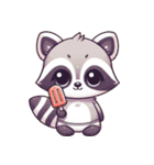 小さなアライグマの生活 (漢字) Ver6（個別スタンプ：32）