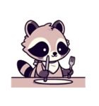 小さなアライグマの生活 (漢字) Ver6（個別スタンプ：33）