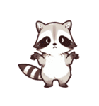 小さなアライグマの生活 (漢字) Ver6（個別スタンプ：34）