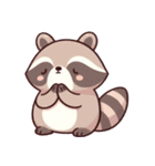 小さなアライグマの生活 (漢字) Ver6（個別スタンプ：35）