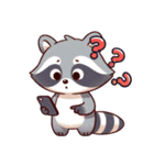 小さなアライグマの生活 (タイ) Ver6（個別スタンプ：27）