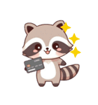 小さなアライグマの生活 (タイ) Ver6（個別スタンプ：29）