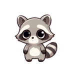 小さなアライグマの生活 (タイ) Ver6（個別スタンプ：36）