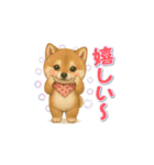 柴犬さんの感情を伝えるスタンプ（個別スタンプ：6）