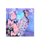浴衣愛理たんに恋しちゃえ！♡（個別スタンプ：4）