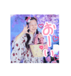 可愛い浴衣愛理たんを褒めて！♡（個別スタンプ：5）