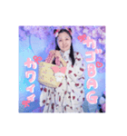 可愛い浴衣愛理たんを褒めて！♡（個別スタンプ：7）