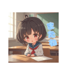 女子高生 日常 スタンプ（個別スタンプ：6）