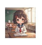 女子高生 日常 スタンプ（個別スタンプ：8）